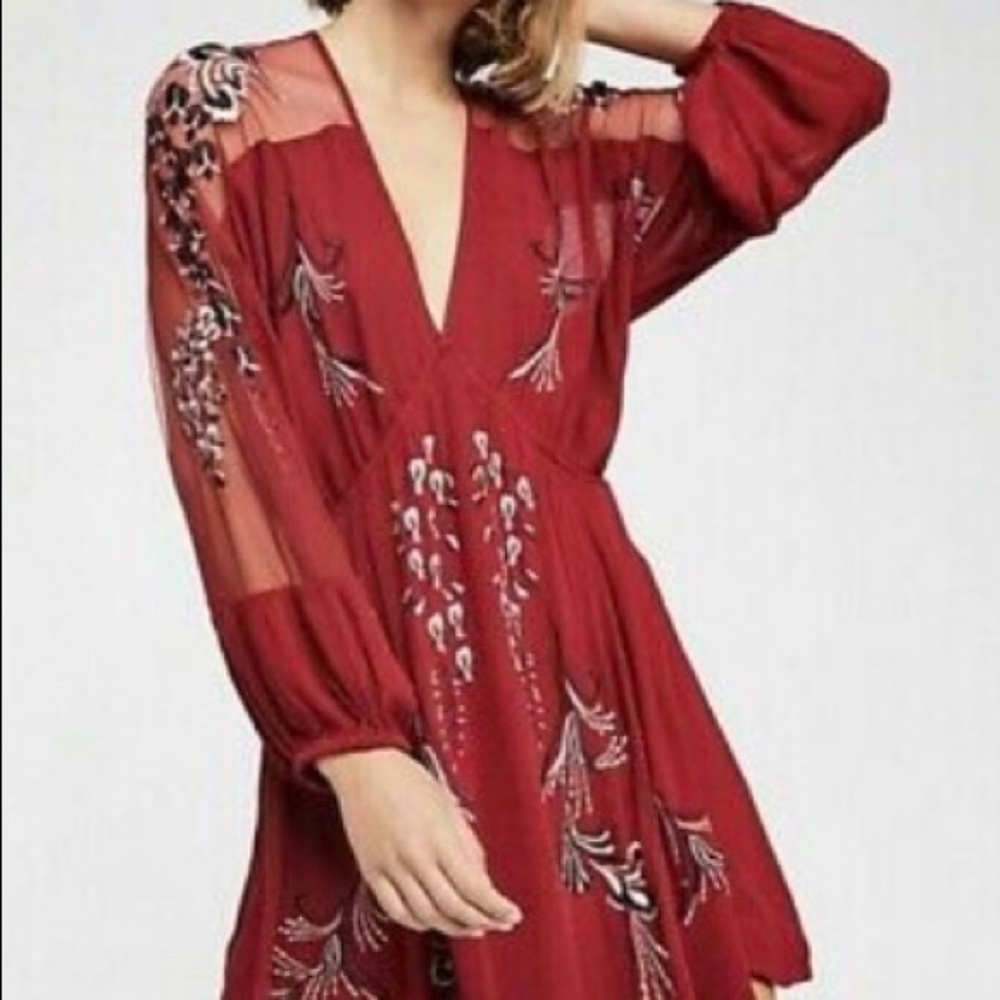 NWT Red Free People Dress